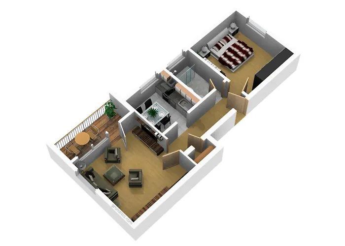 2 Zi Inkl Wlan Netflix 3d Tour * Mönchengladbach